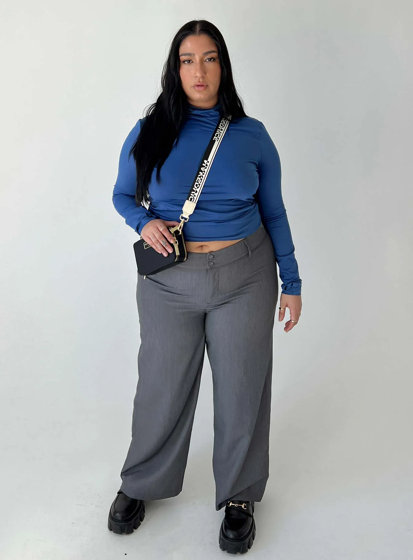 Alaina Pants Grey Curve