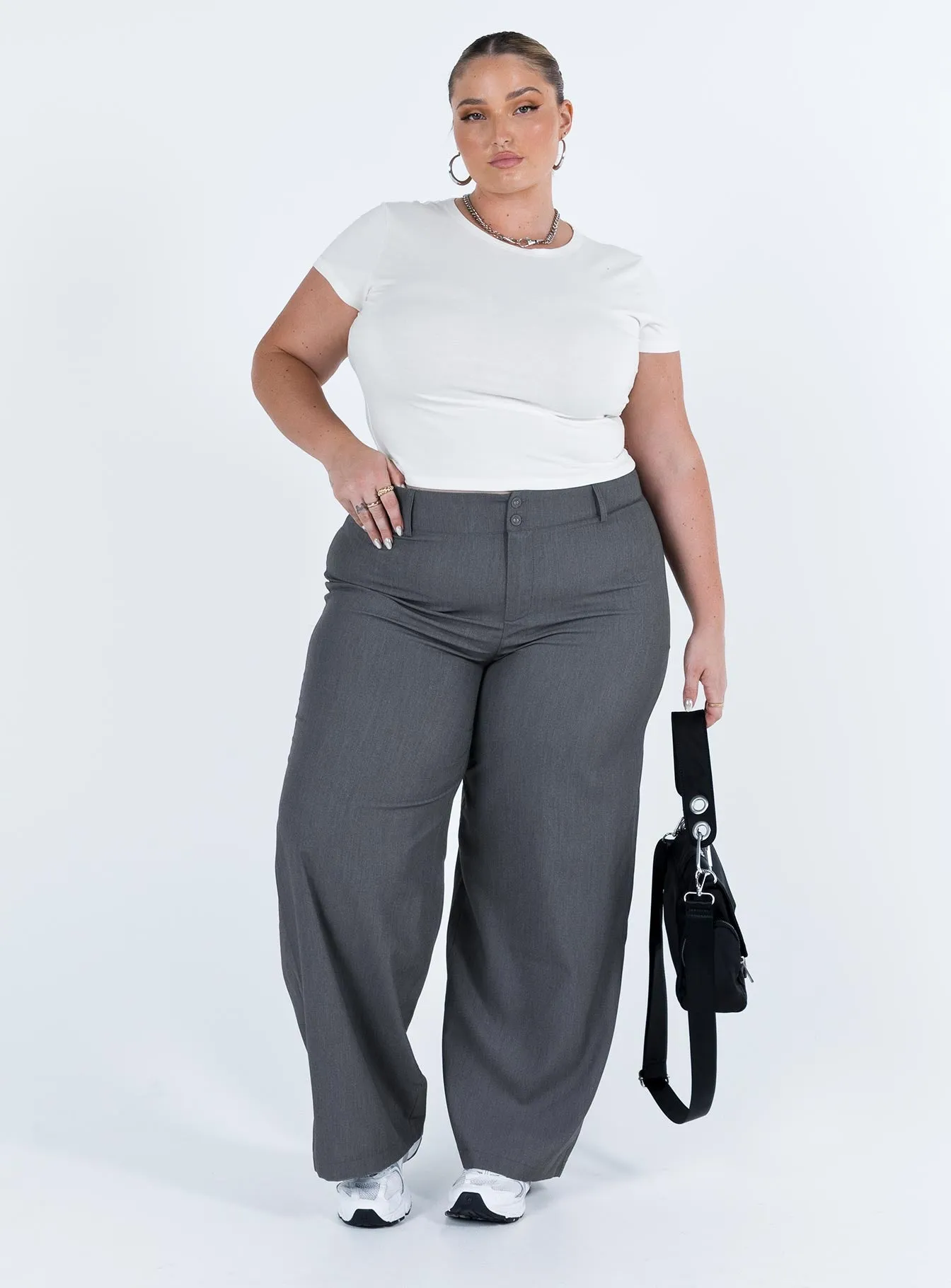 Alaina Pants Grey Curve