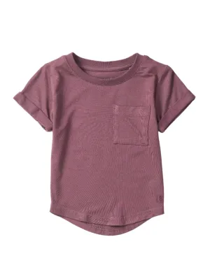 Bamboo Pocket Tee - Huckleberry