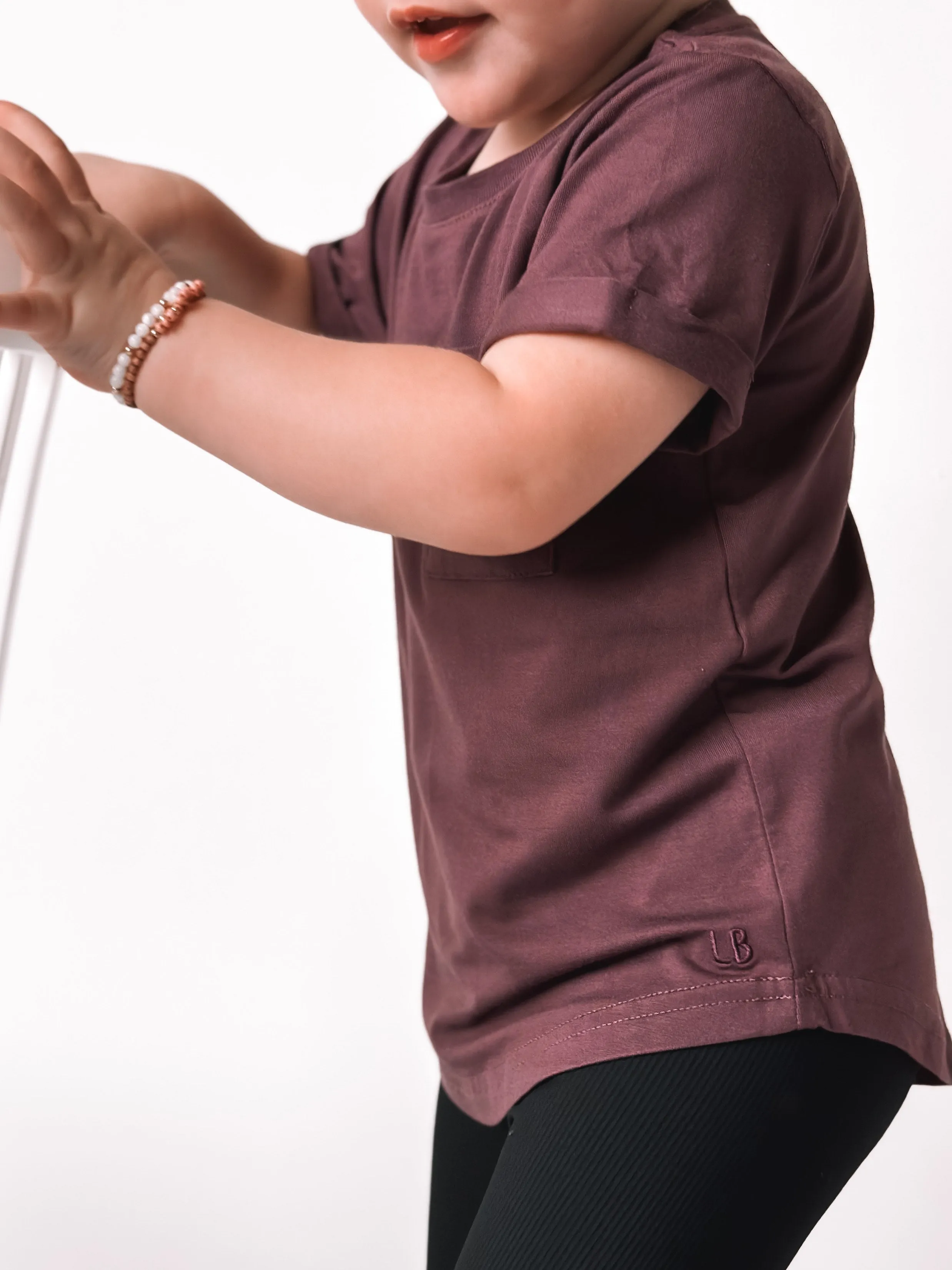 Bamboo Pocket Tee - Huckleberry