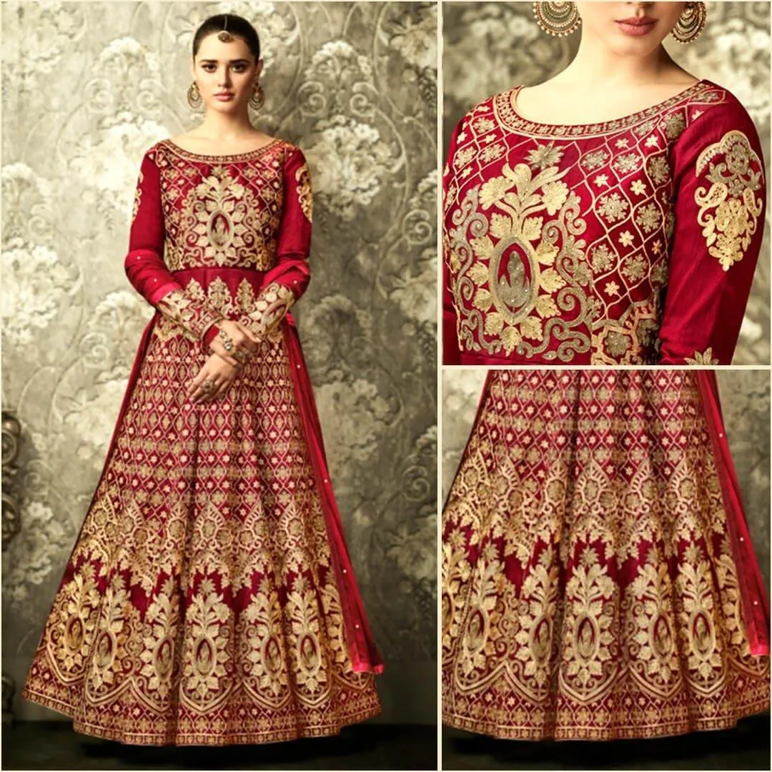 Bangalori Silk Semi Stitch Suit