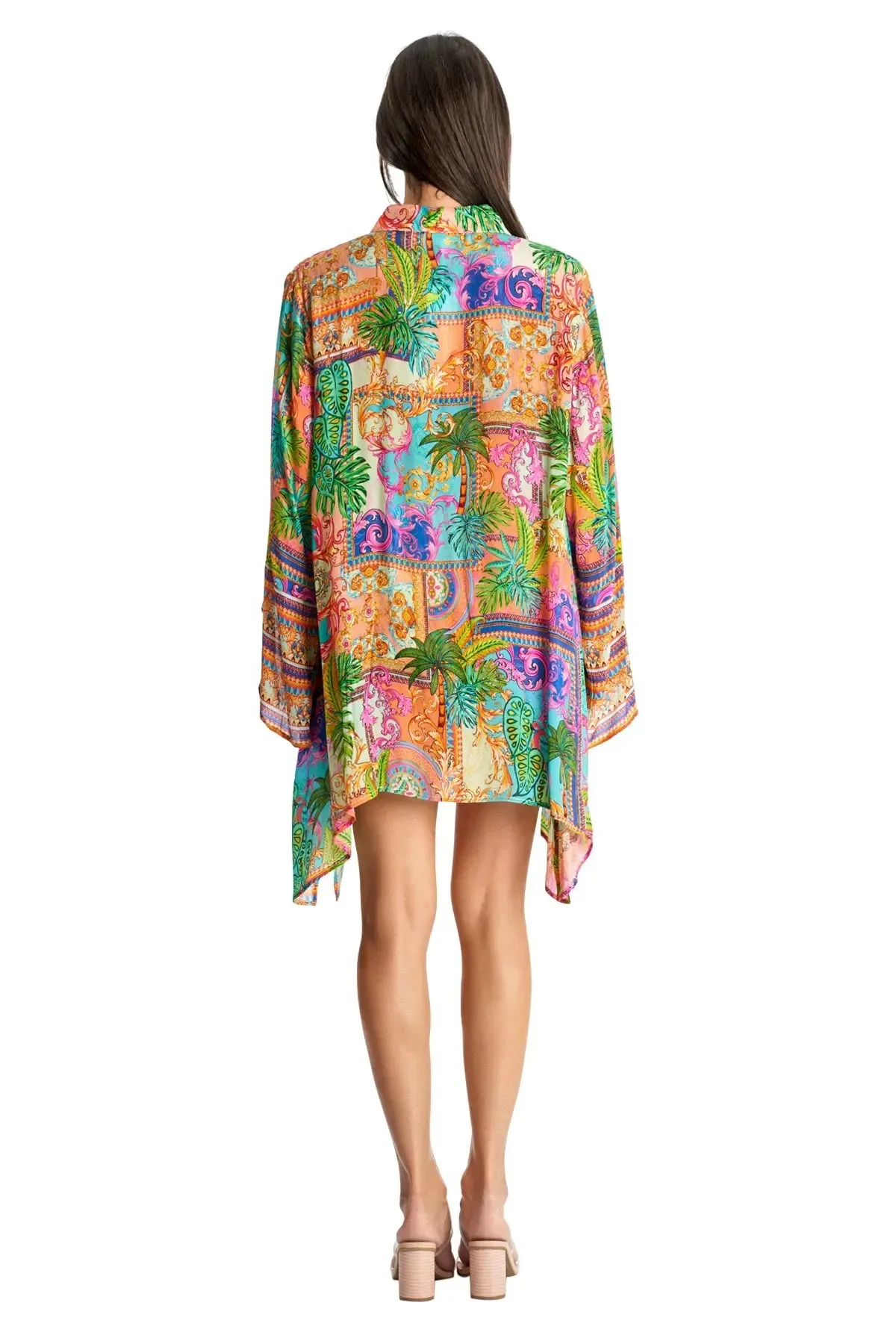 Beach Resort Easy Shirtdress Cover-Up