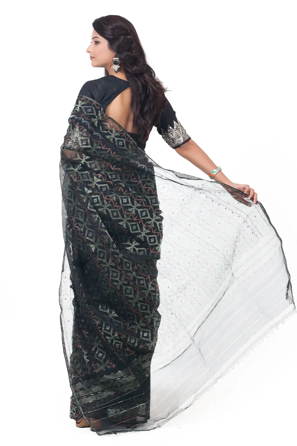 Belwari Jamdani Saree