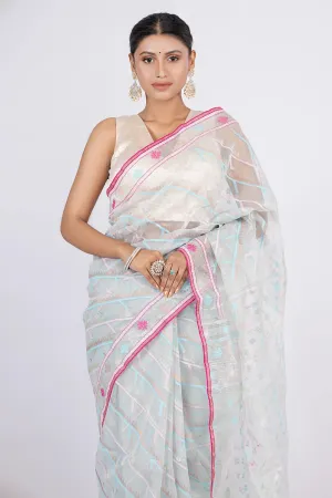 Belwari Jamdani Saree