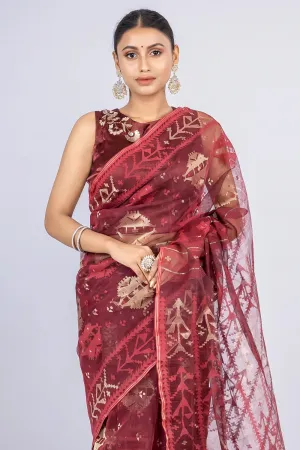 Belwari Jamdani Saree