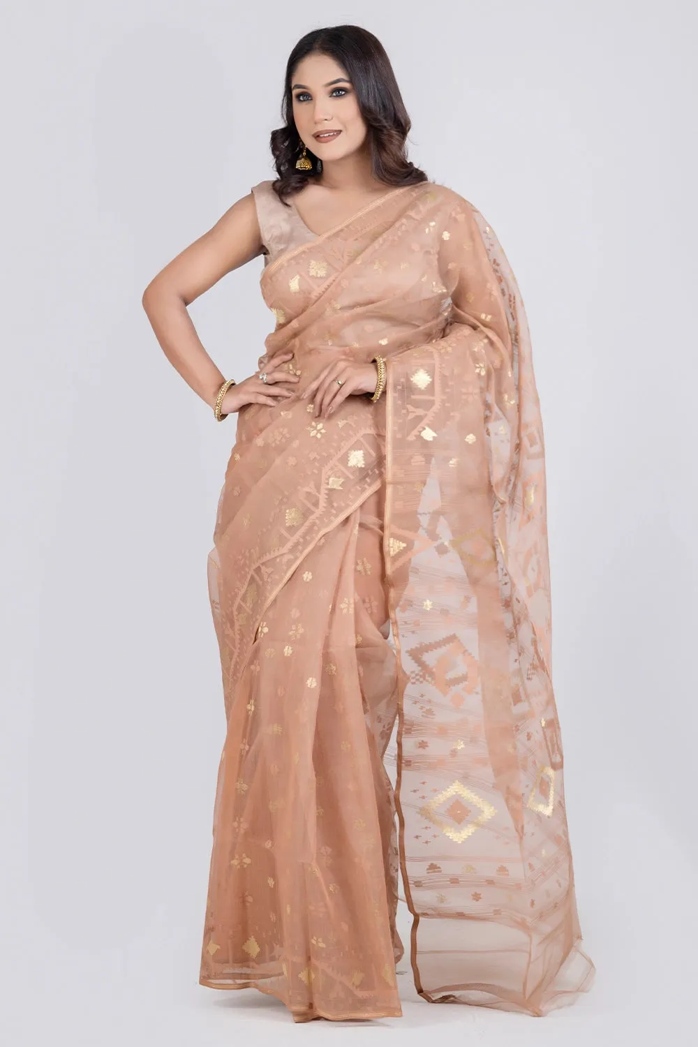 Belwari Jamdani Saree