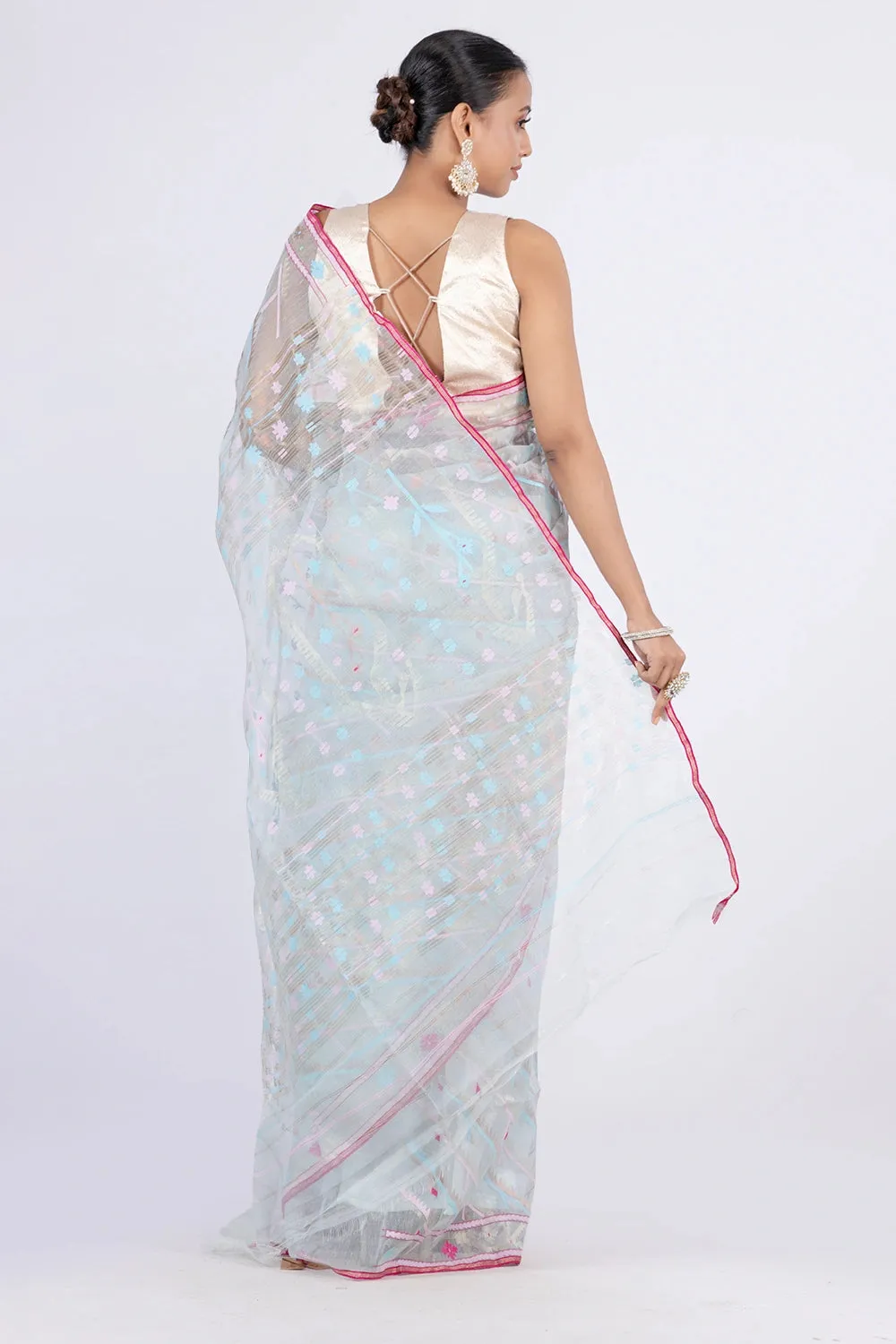 Belwari Jamdani Saree