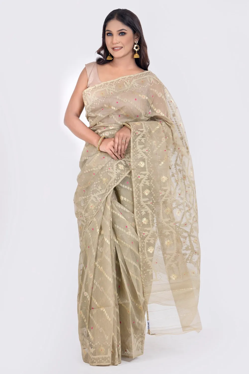 Belwari Jamdani Saree