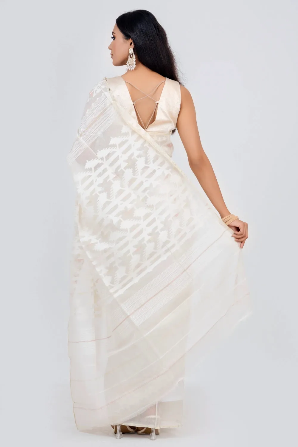 Belwari Jamdani Saree