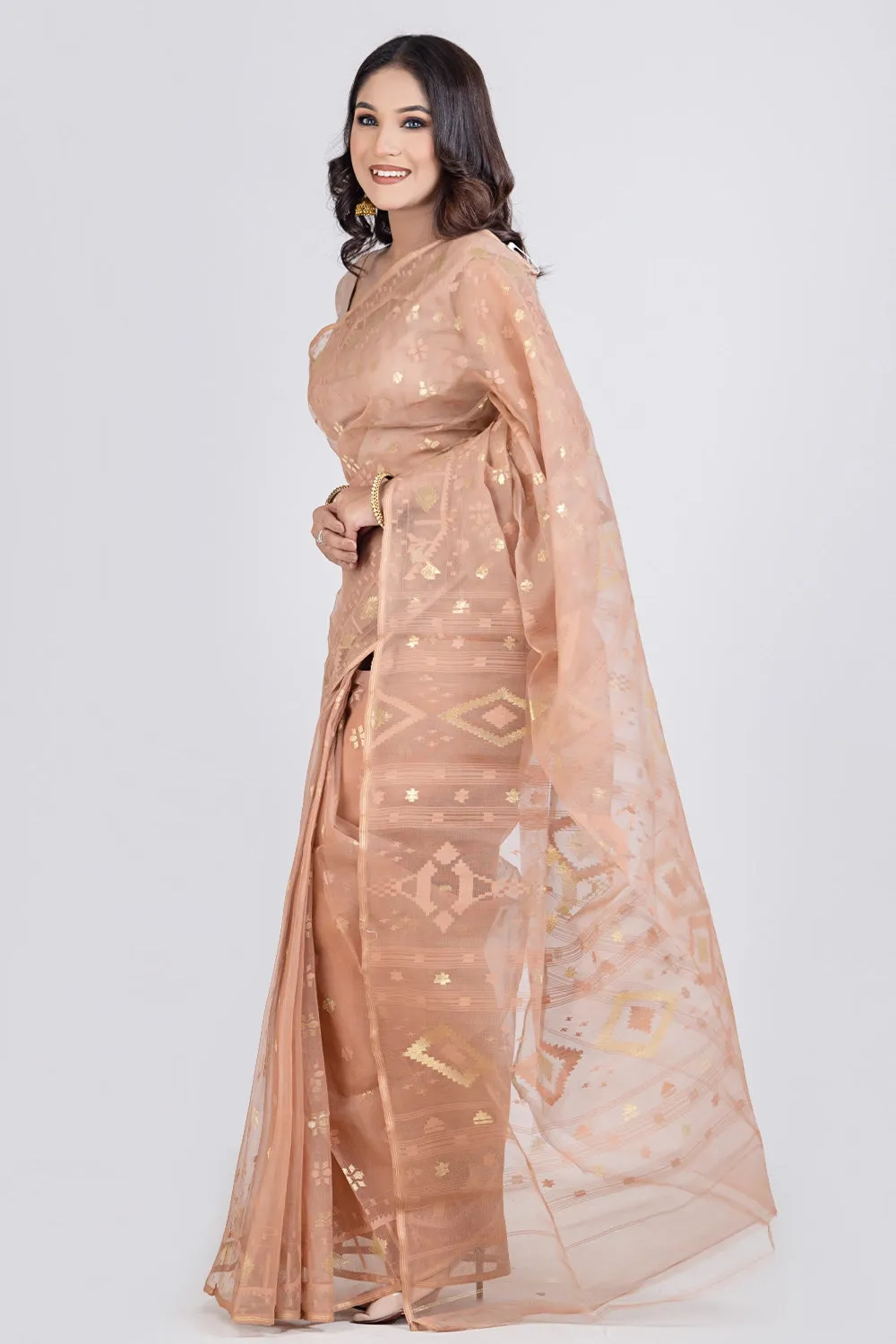 Belwari Jamdani Saree