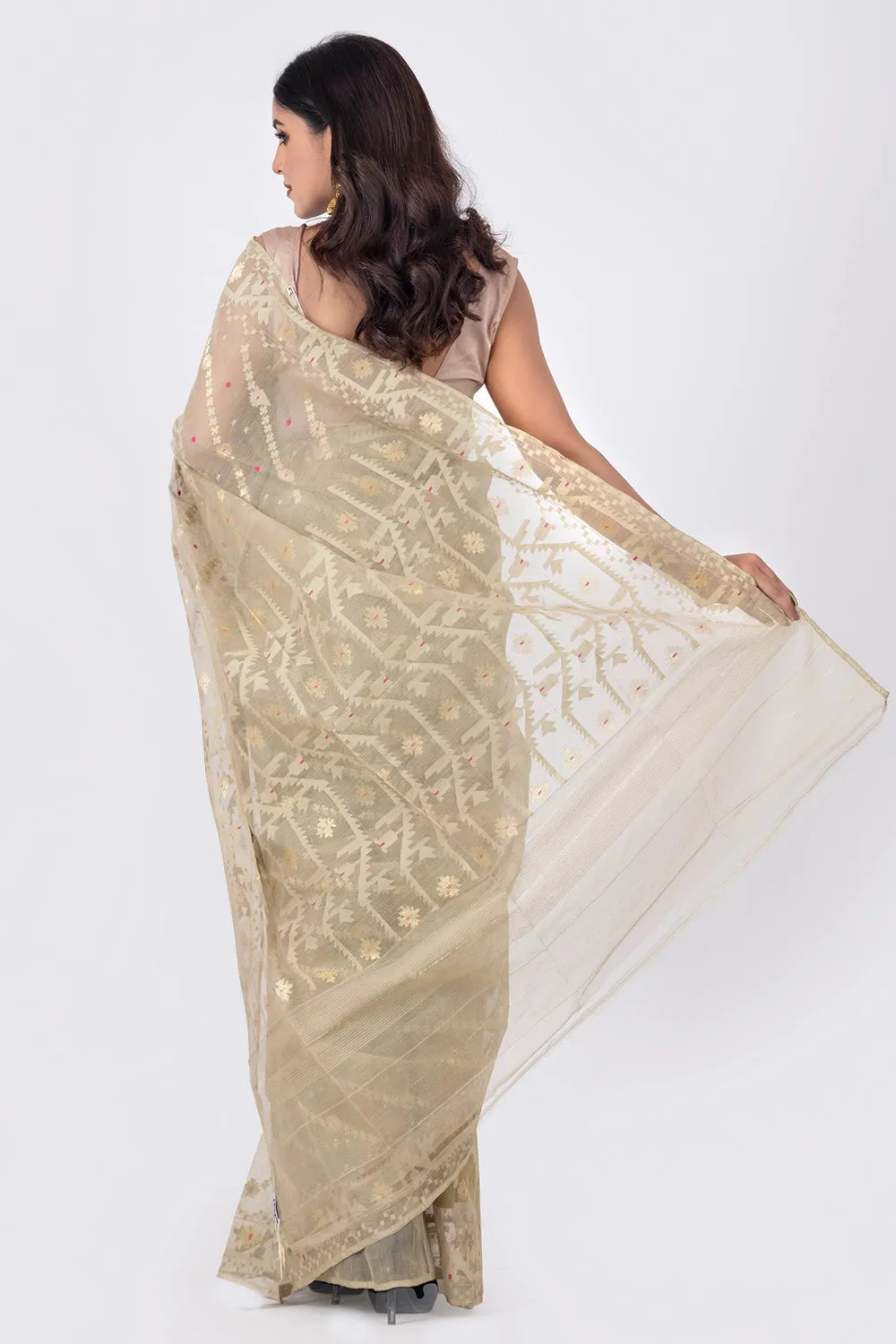 Belwari Jamdani Saree