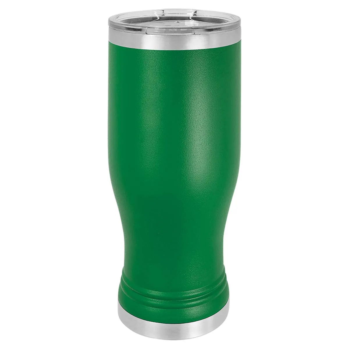 Blank 20 oz Beer Pilsner Double Wall Tumbler, Insulated Stainless Steel   Lid