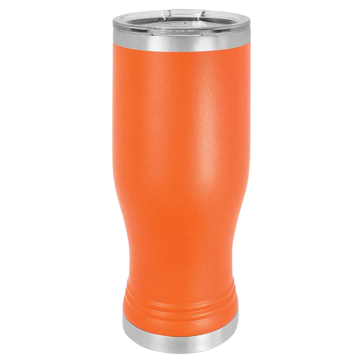 Blank 20 oz Beer Pilsner Double Wall Tumbler, Insulated Stainless Steel   Lid