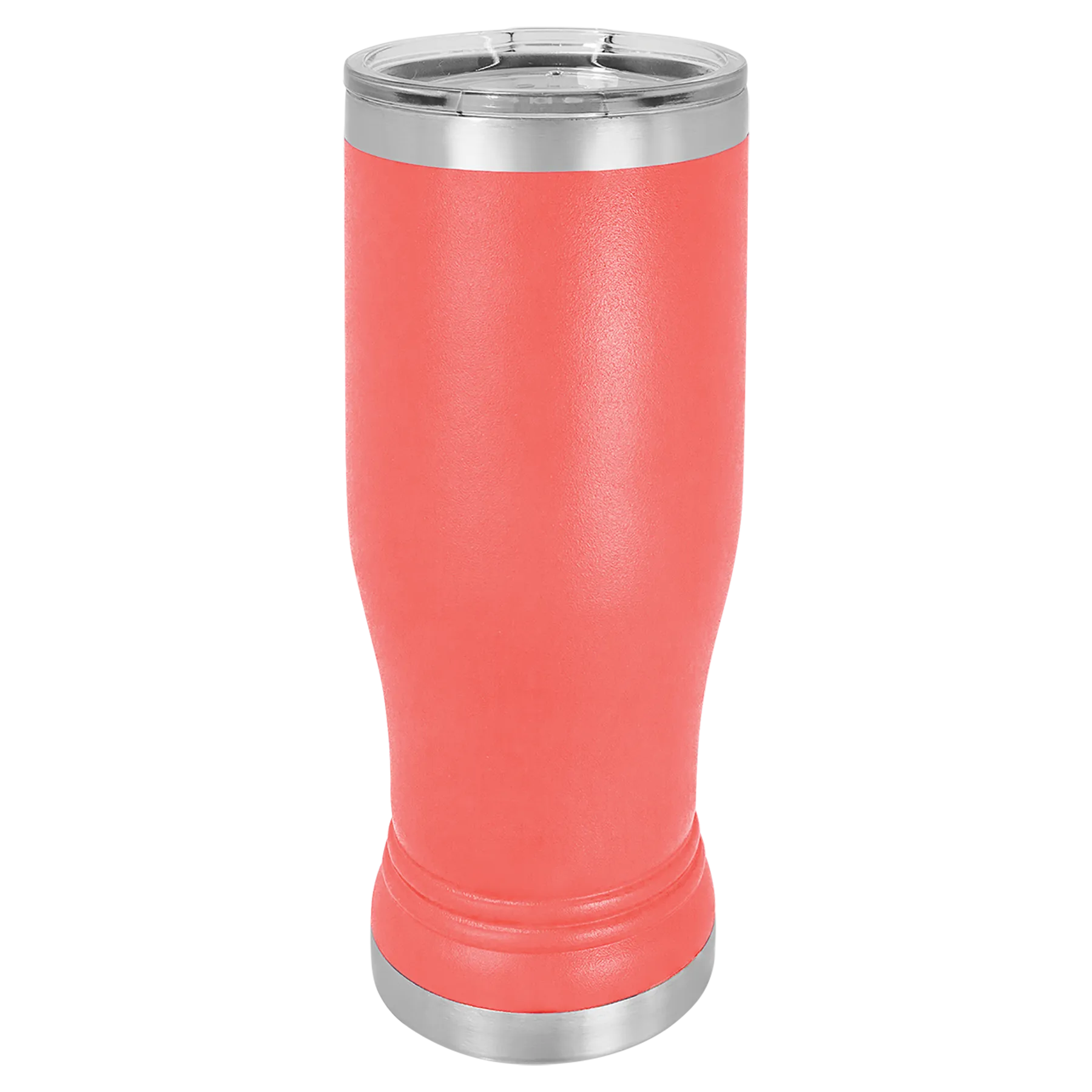 Blank 20 oz Beer Pilsner Double Wall Tumbler, Insulated Stainless Steel   Lid