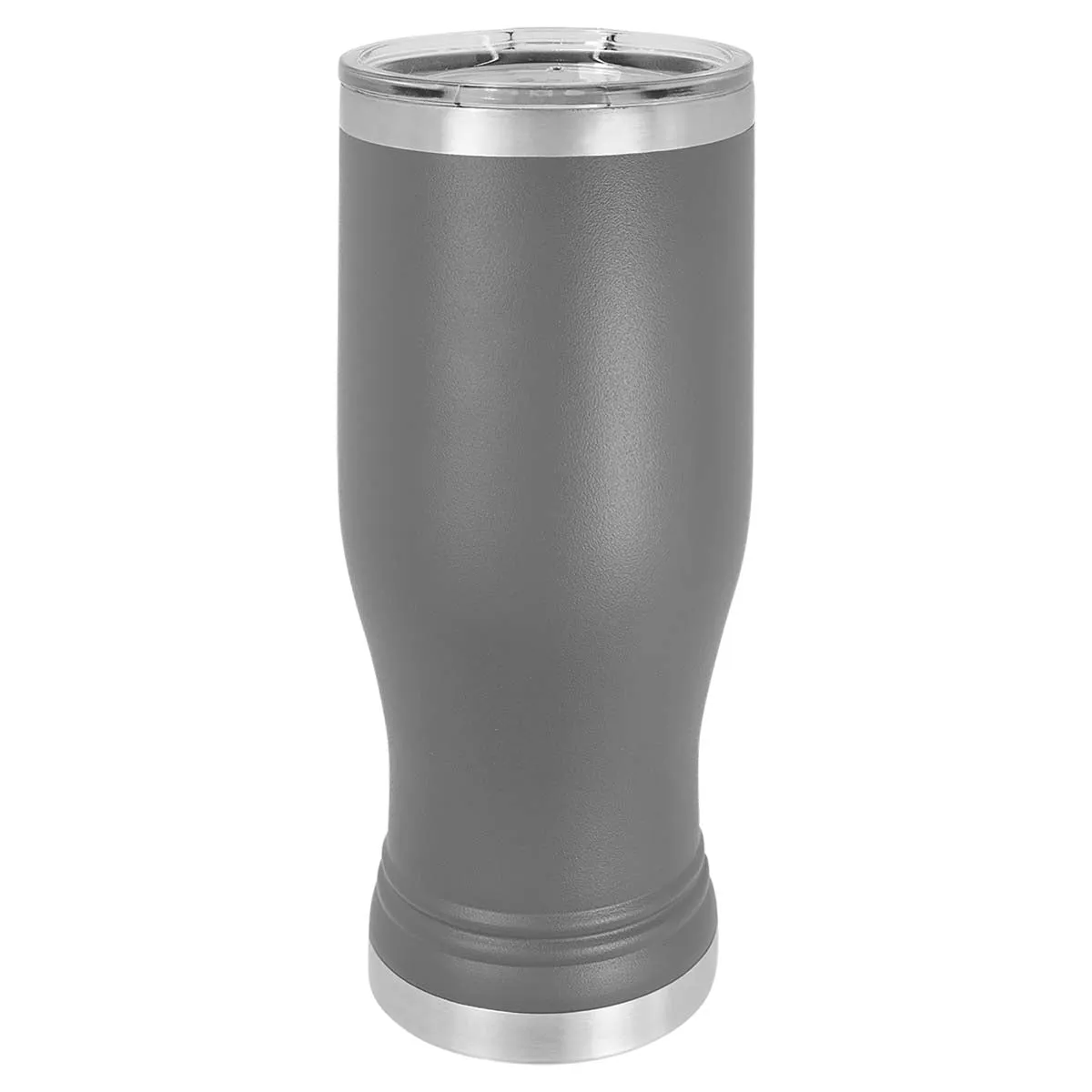 Blank 20 oz Beer Pilsner Double Wall Tumbler, Insulated Stainless Steel   Lid