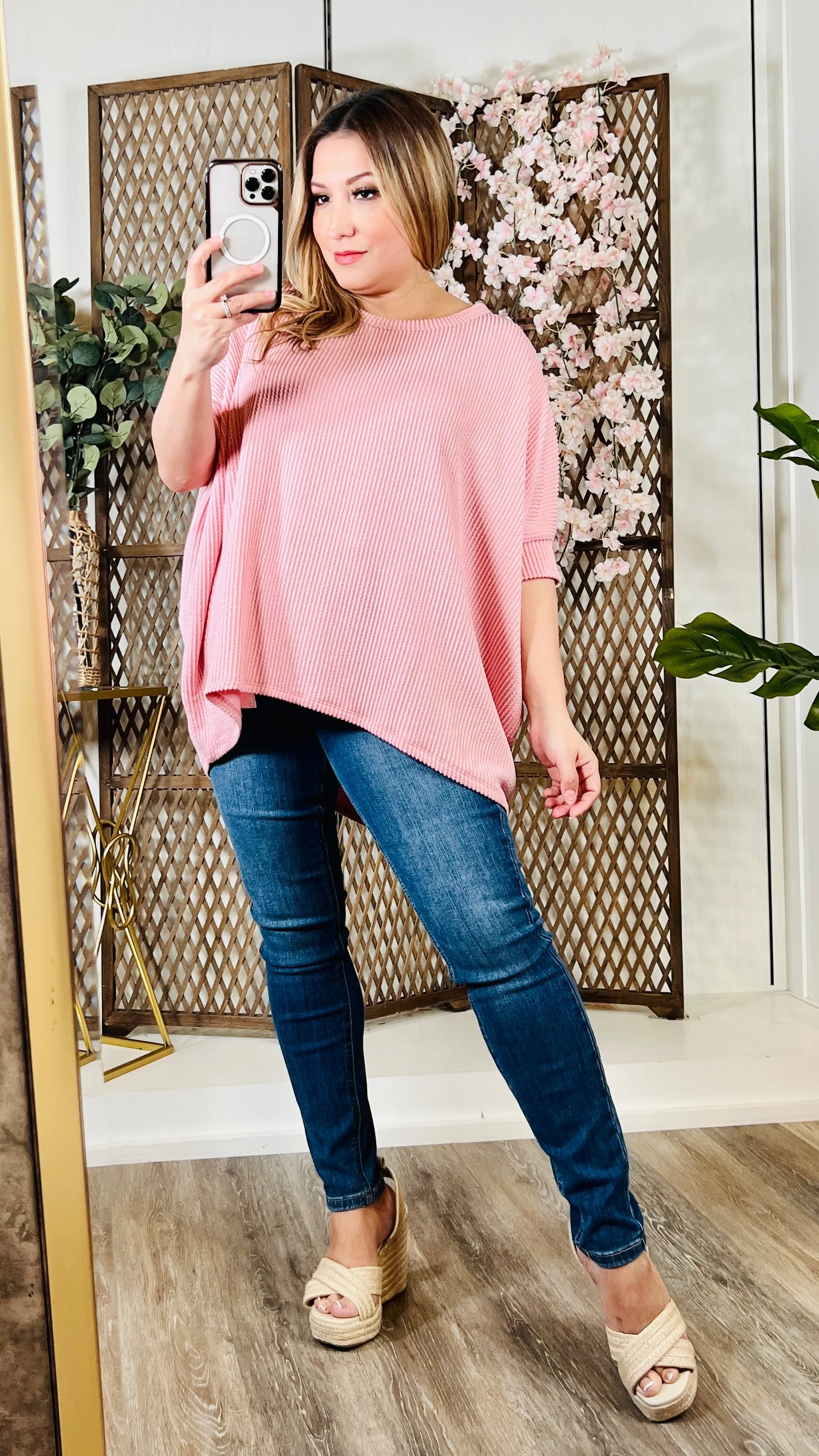 Blush Tunic Top