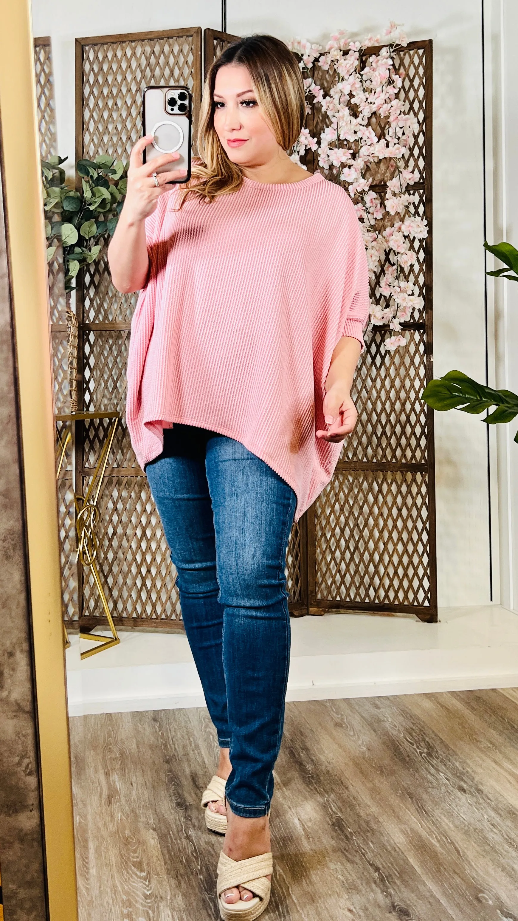 Blush Tunic Top