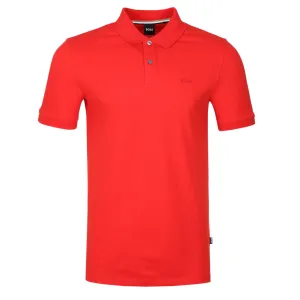 BOSS Pallas Polo Shirt in Red