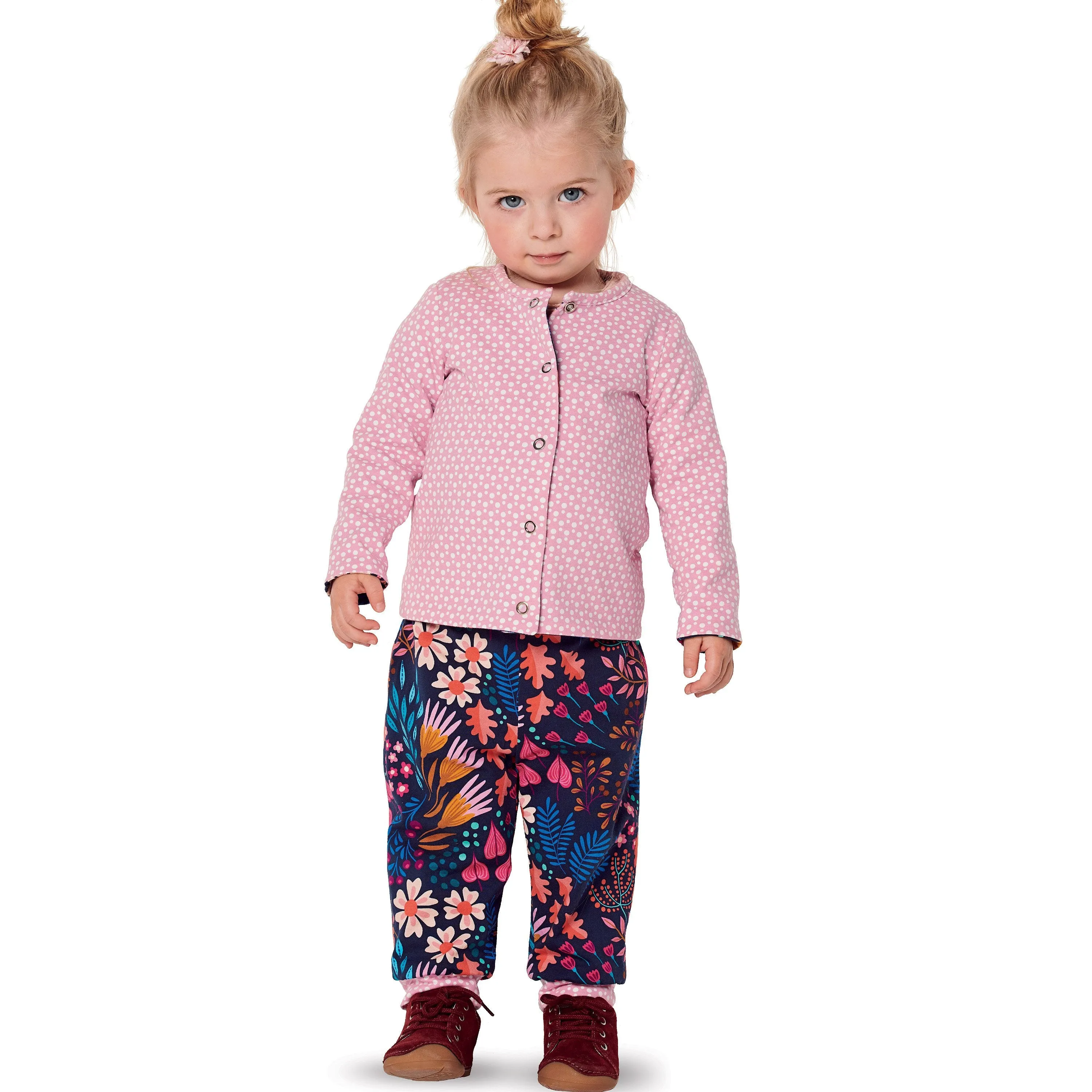 Burda Pattern 9293 Babies' Reversible Jacket and trousers