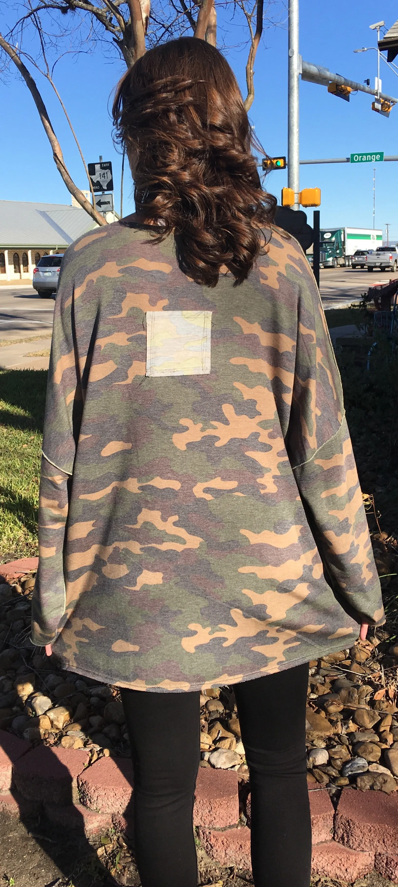 Camo Long Sleeve Tunic