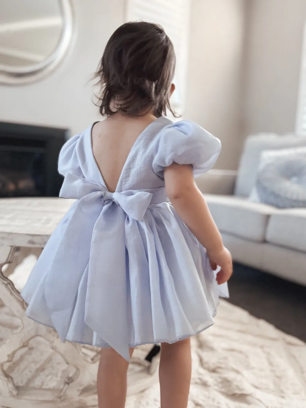 Delia Light Blue Baby Dress