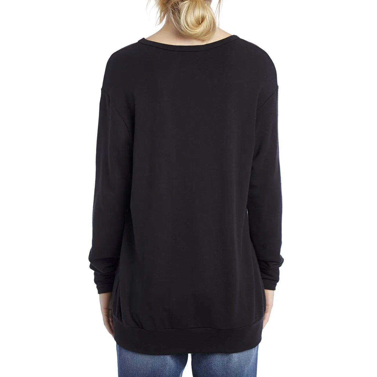 French Terry V Neck Tunic