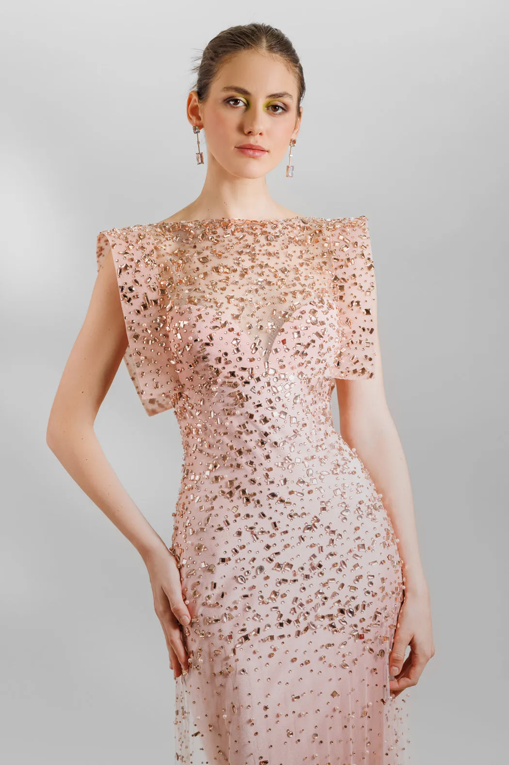 Gemy Maalouf - Structured Shoulders Dress