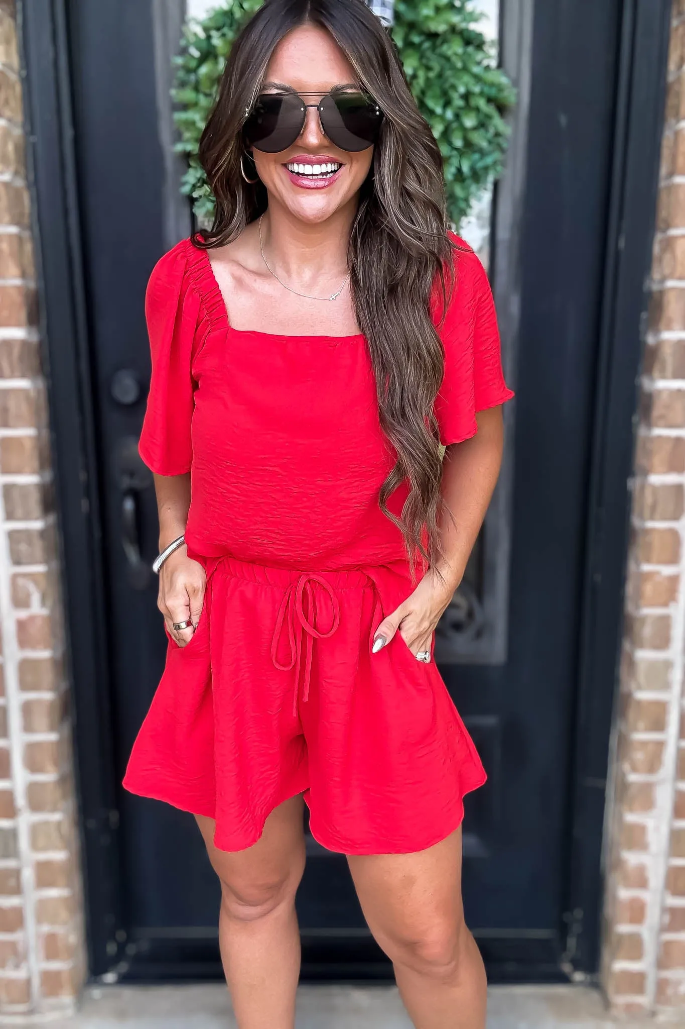 Get Obsessed Red Shorts