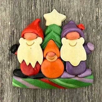 Gnome Family Christmas Ornament