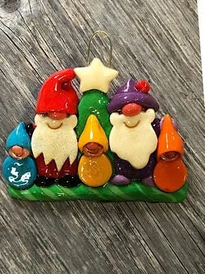 Gnome Family Christmas Ornament