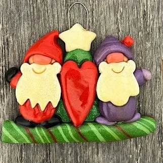 Gnome Family Christmas Ornament