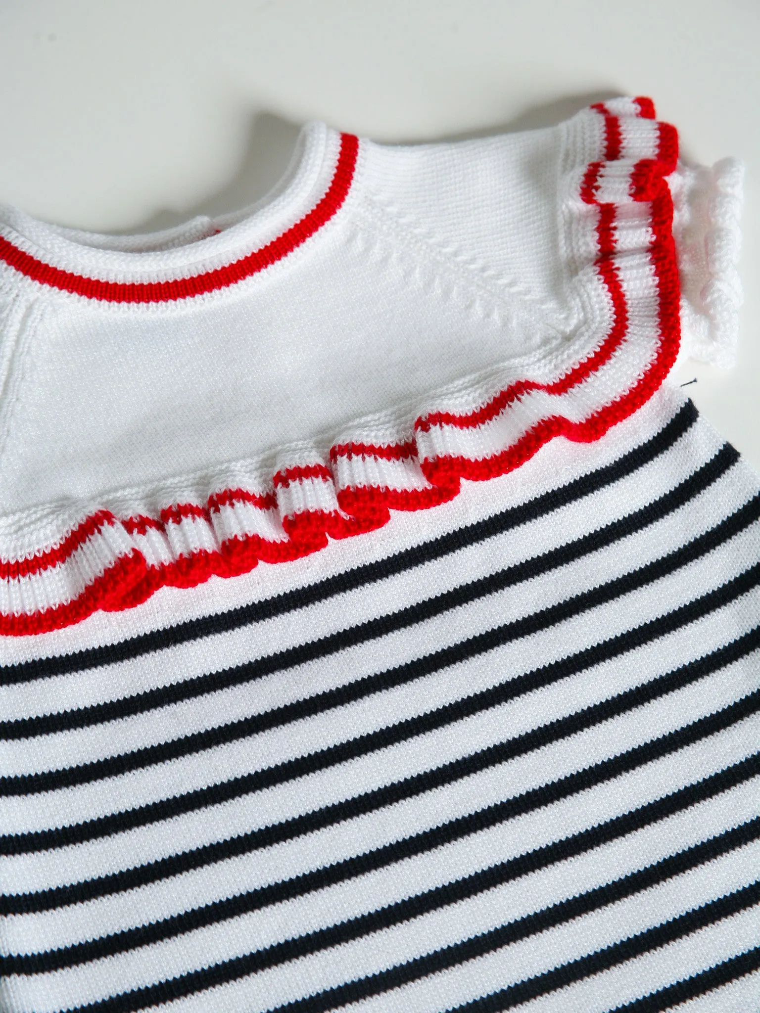 Granlei nautical stripe knitted dress