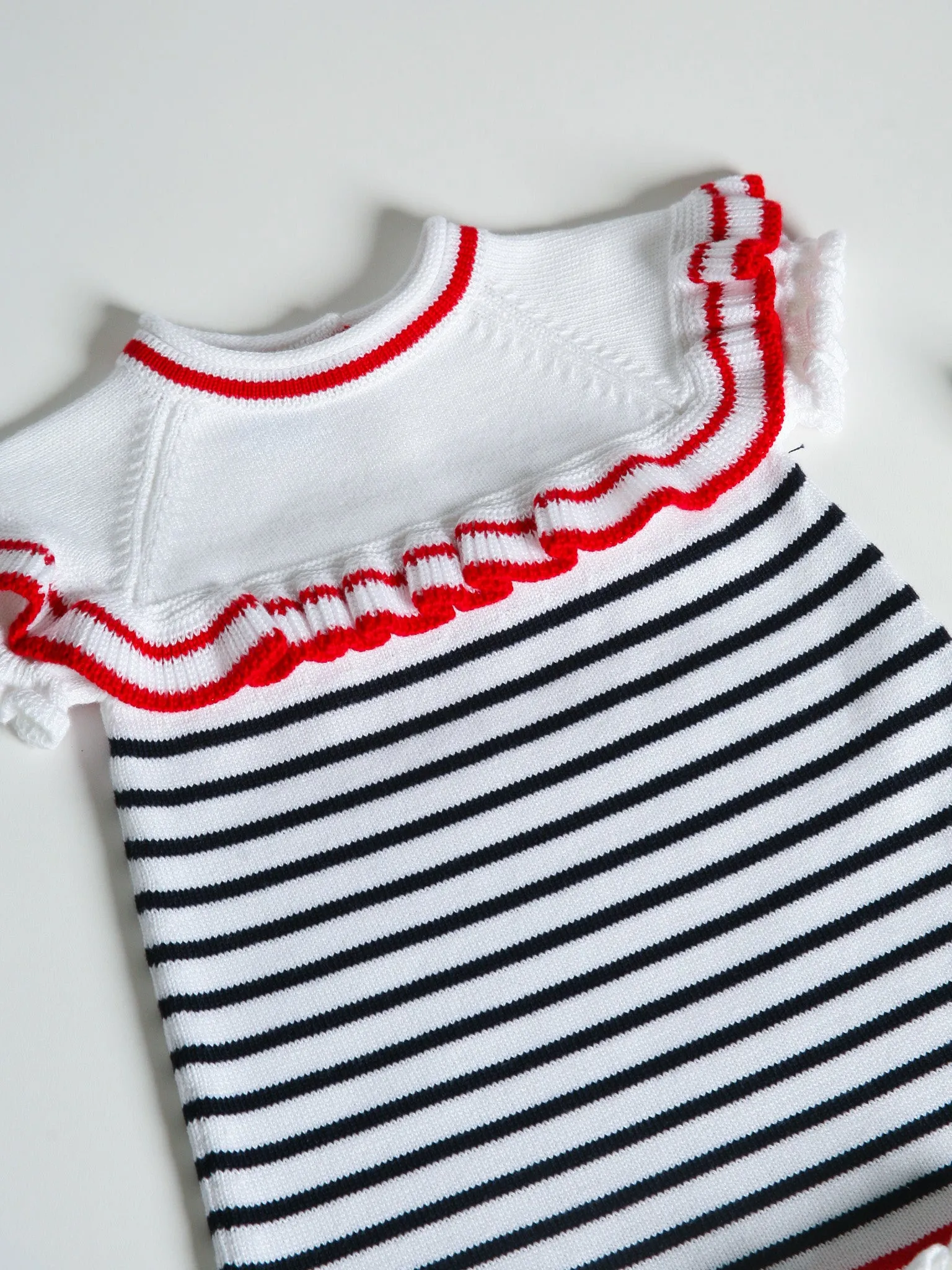 Granlei nautical stripe knitted dress