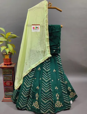 KcPc New Launch Dola silk Gotapatti katdana Handwork  designer Lehenga set,Raj