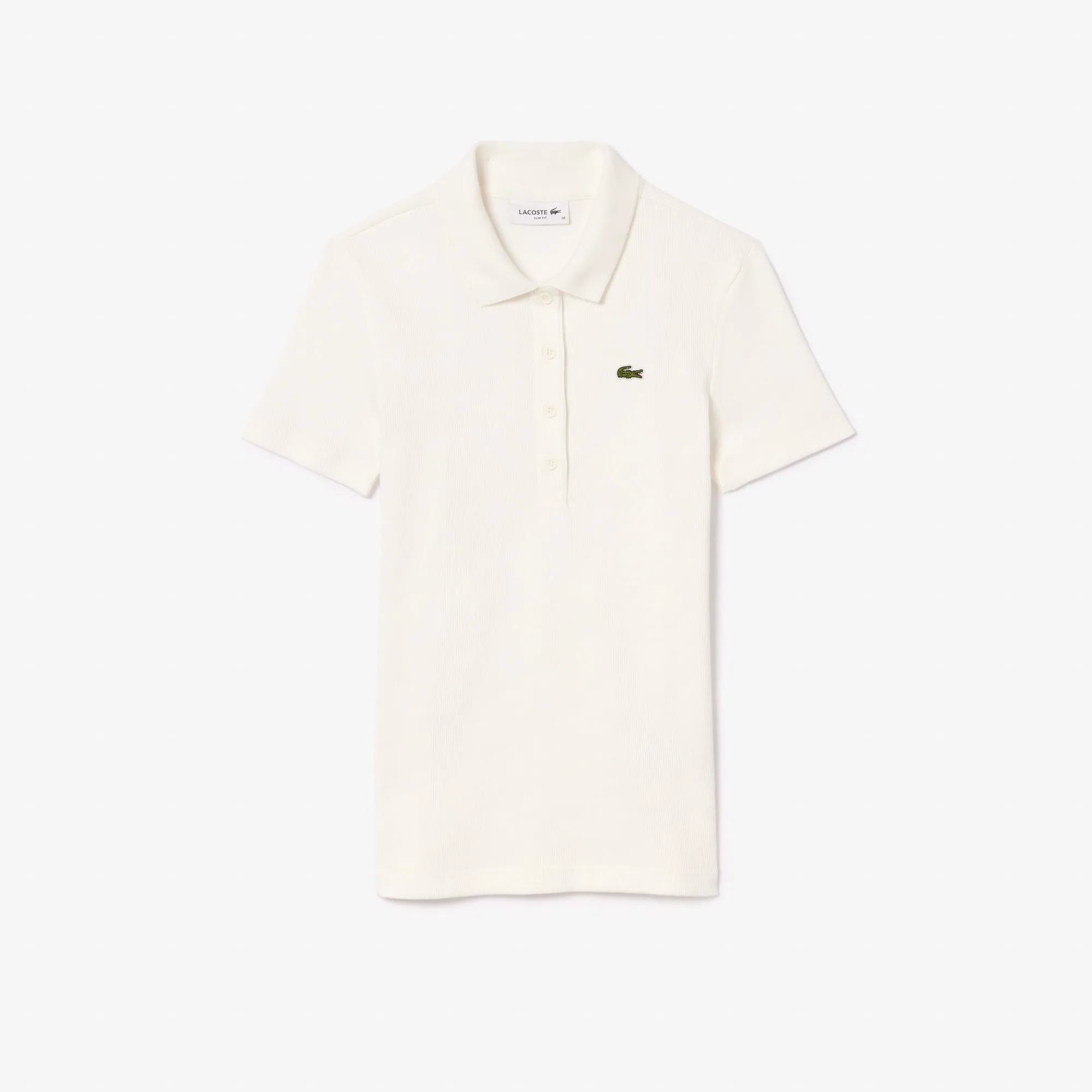 L.12.D Slim Fit Ribbed Cotton Polo Shirt