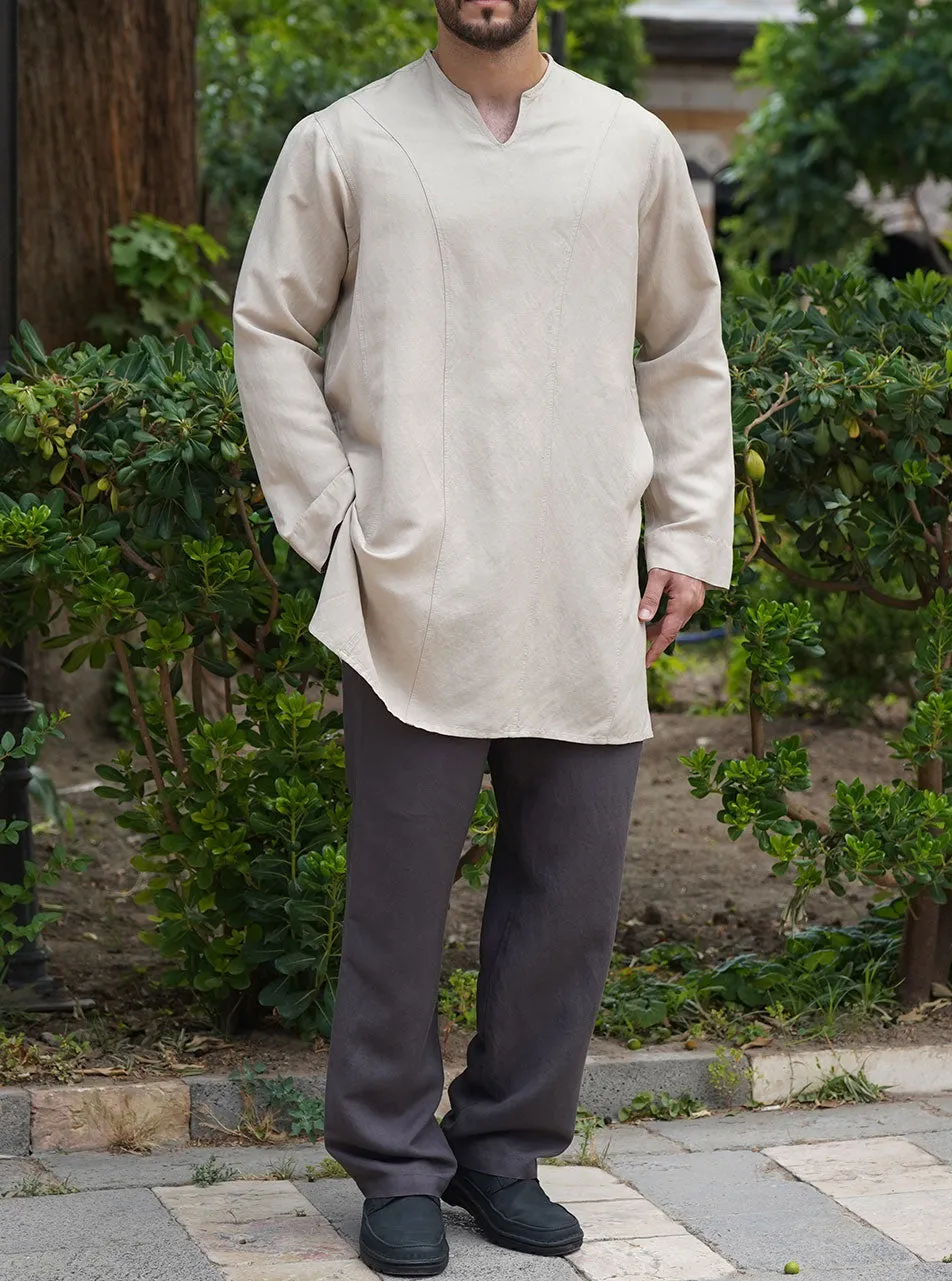 Linen V-Neck Tunic