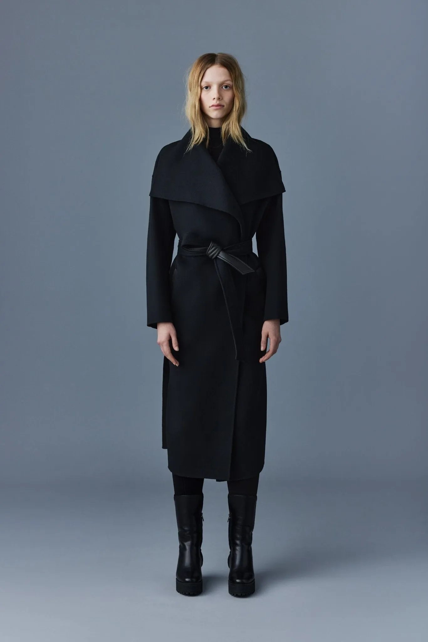 MACKAGE KATE - Double-Face Wool Robe Coat