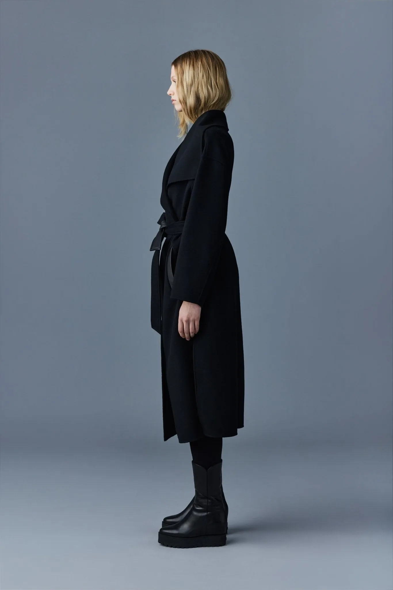 MACKAGE KATE - Double-Face Wool Robe Coat