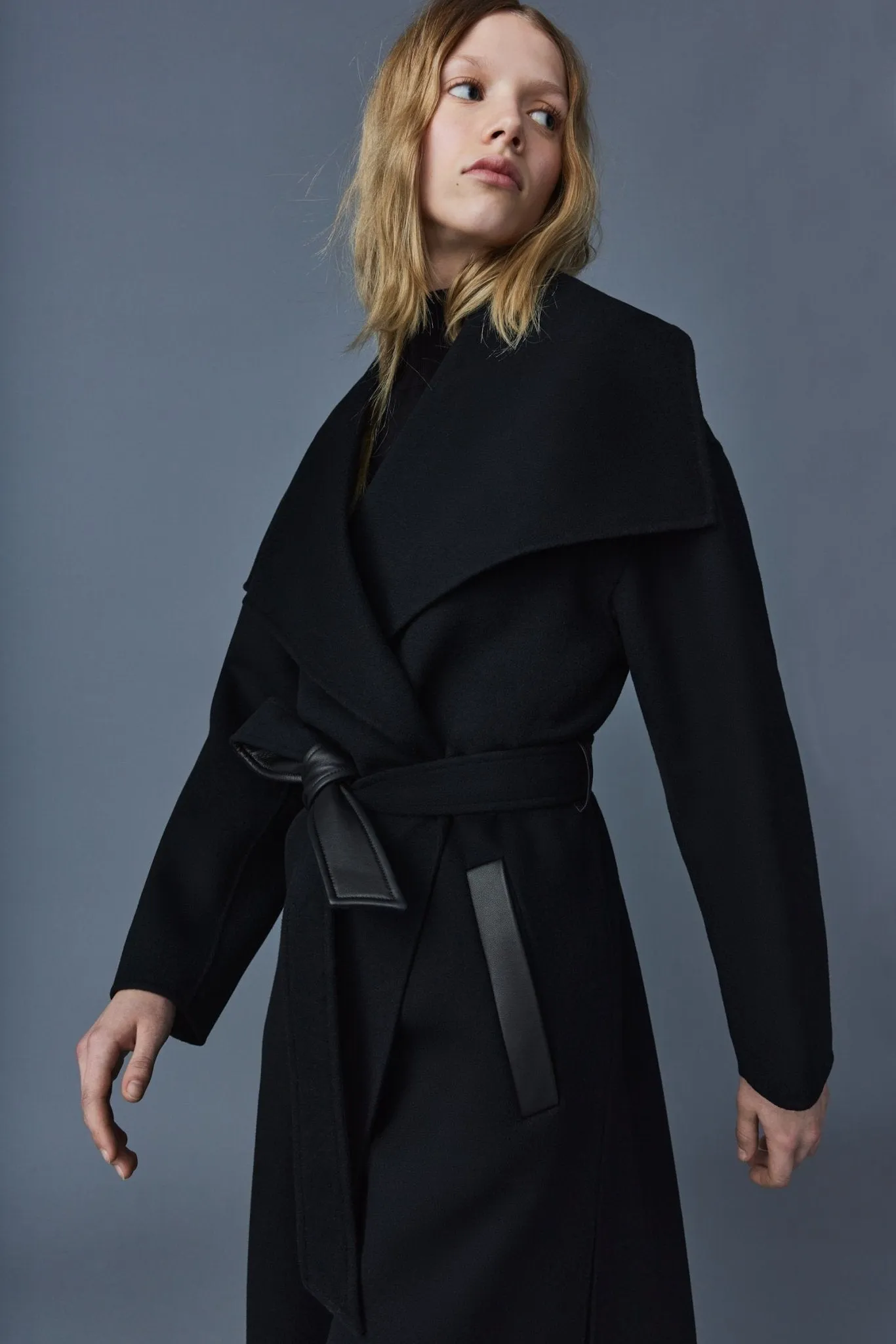 MACKAGE KATE - Double-Face Wool Robe Coat