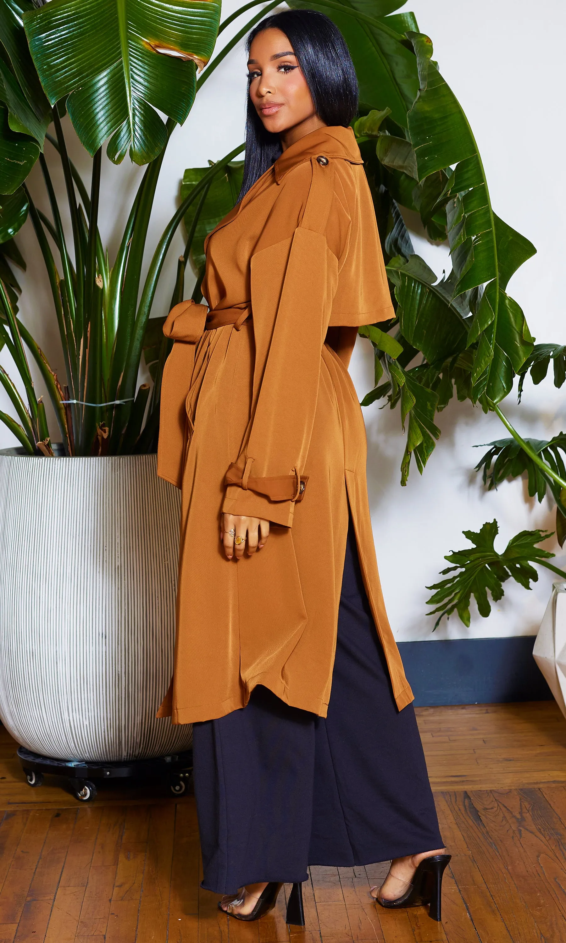 Making Moves | Coat - Brown FINAL SALE