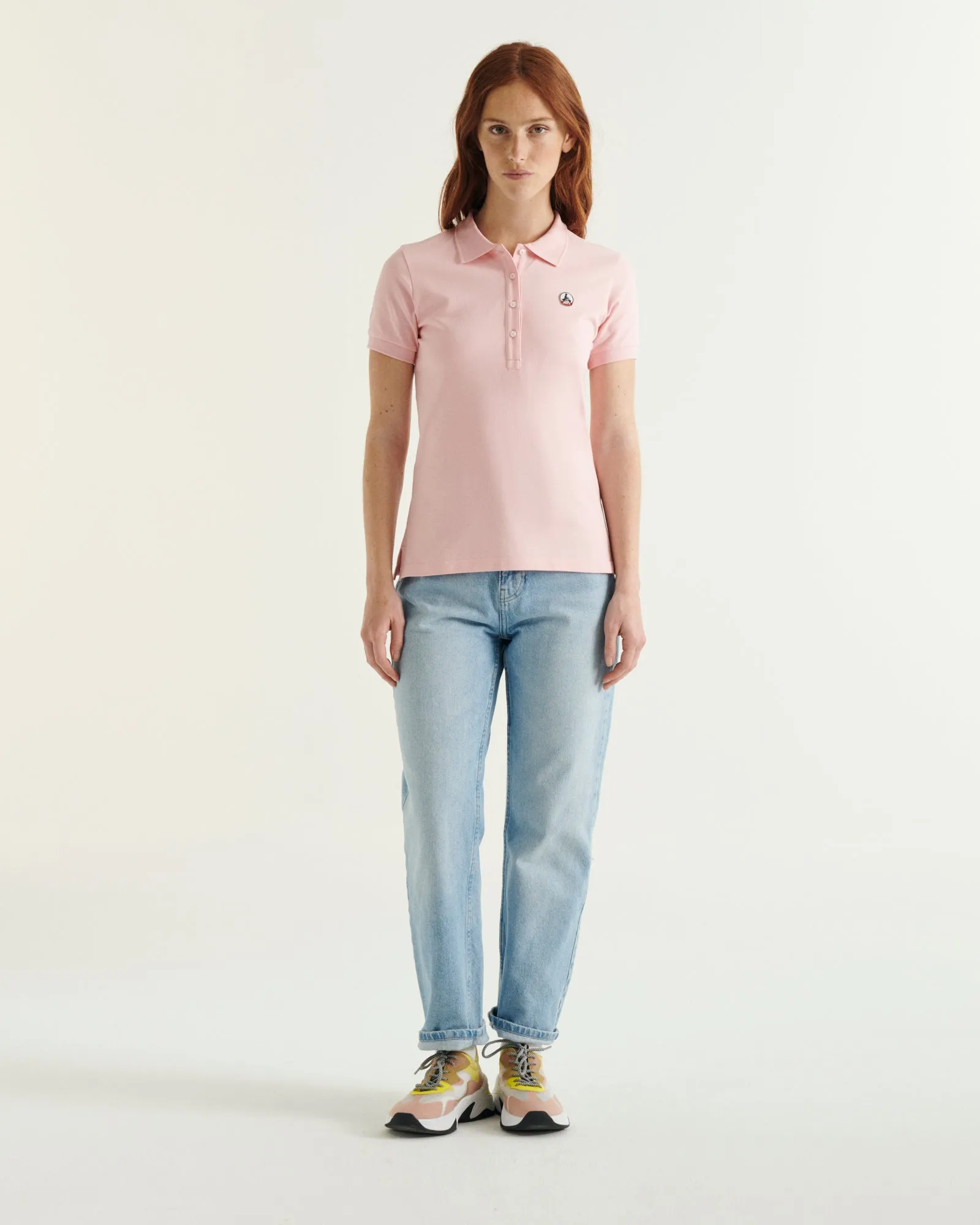 Peach pink Franca polo shirt