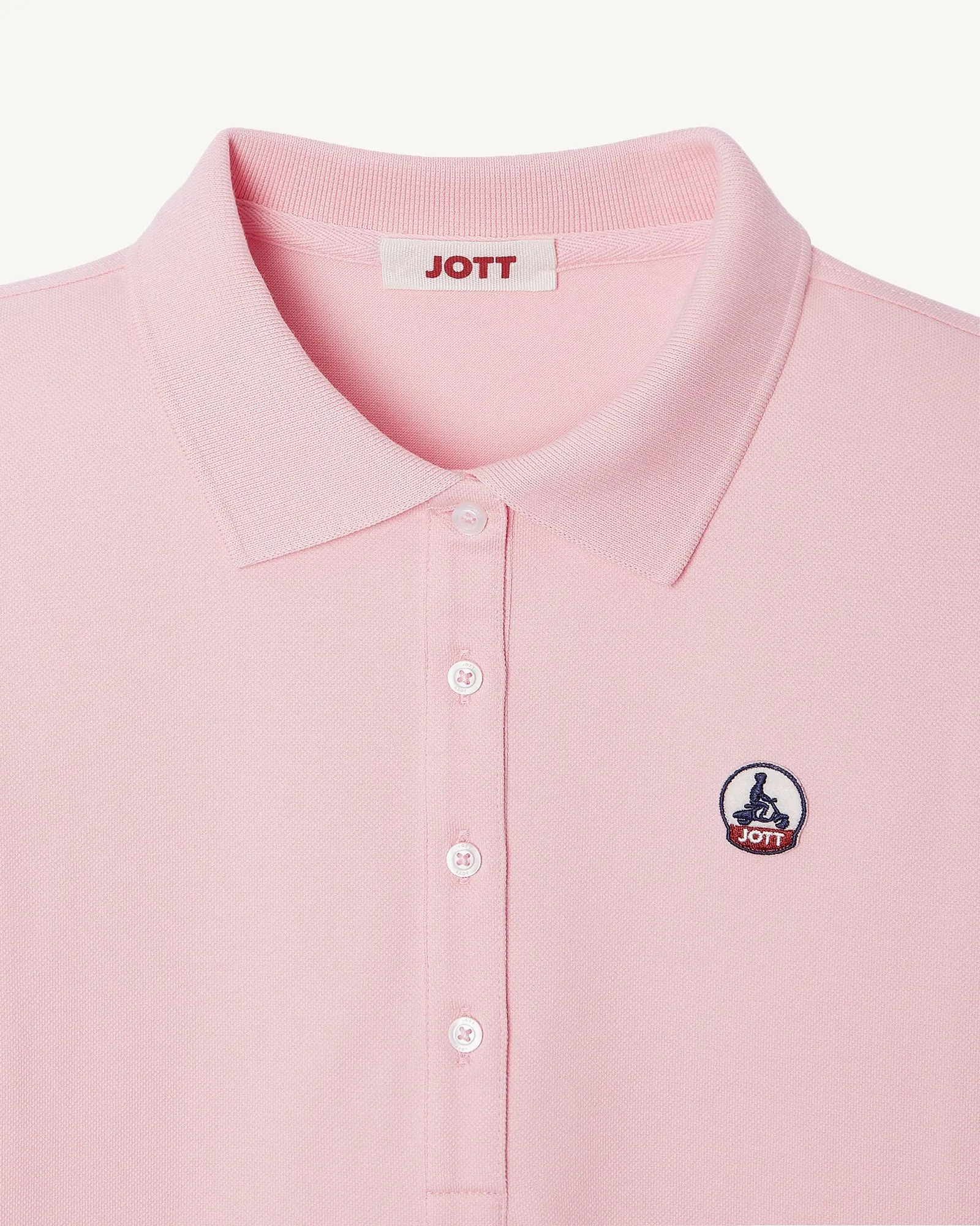 Peach pink Franca polo shirt