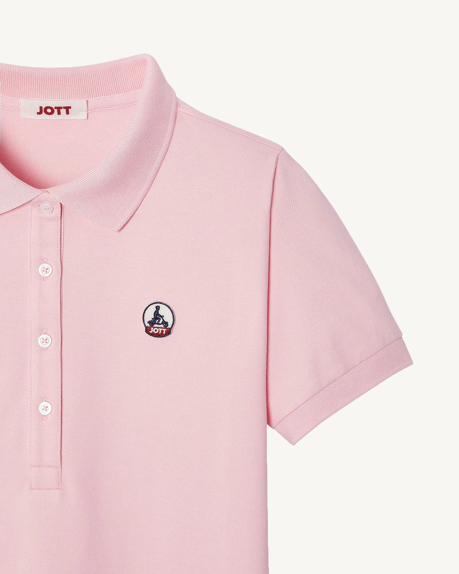 Peach pink Franca polo shirt