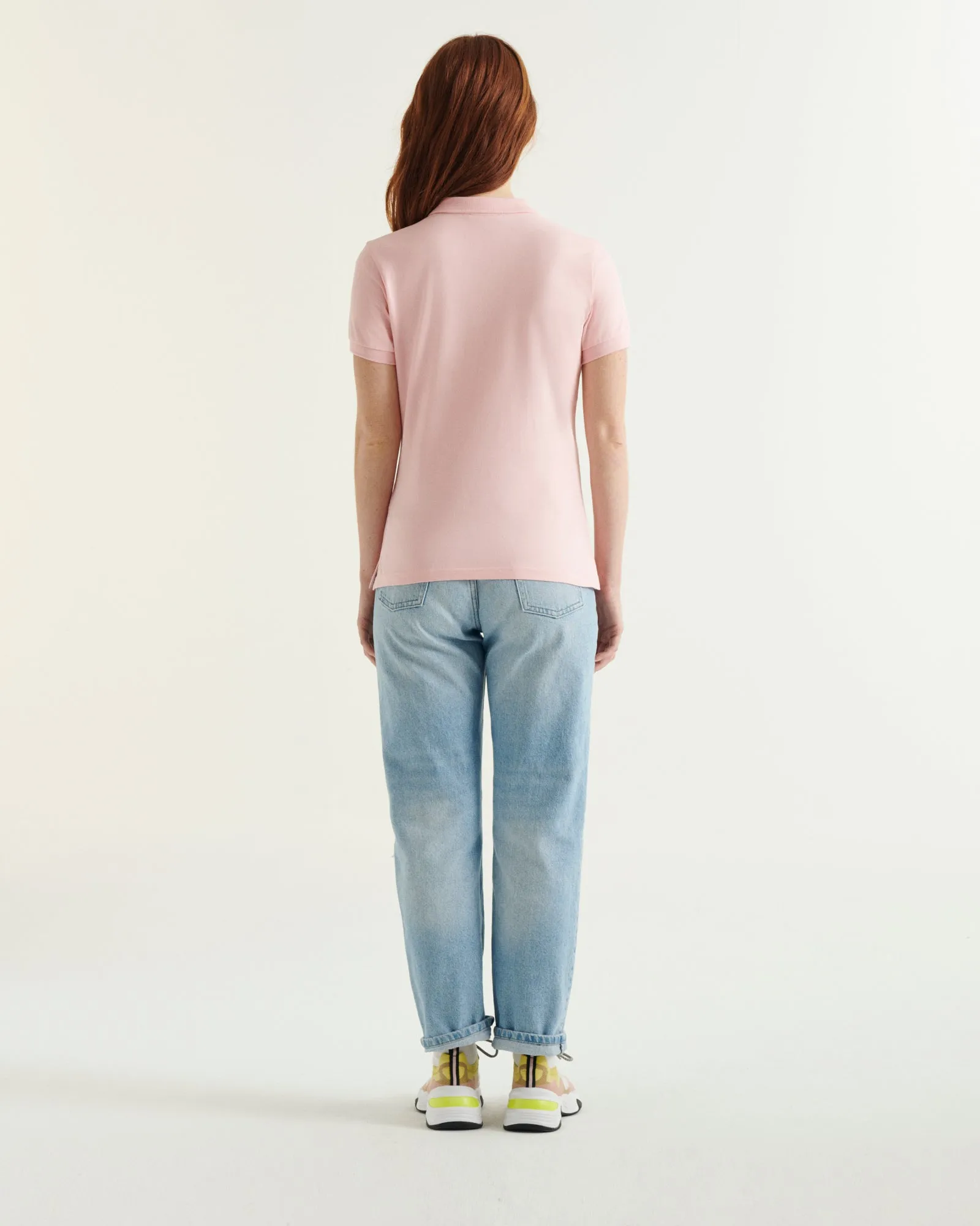 Peach pink Franca polo shirt