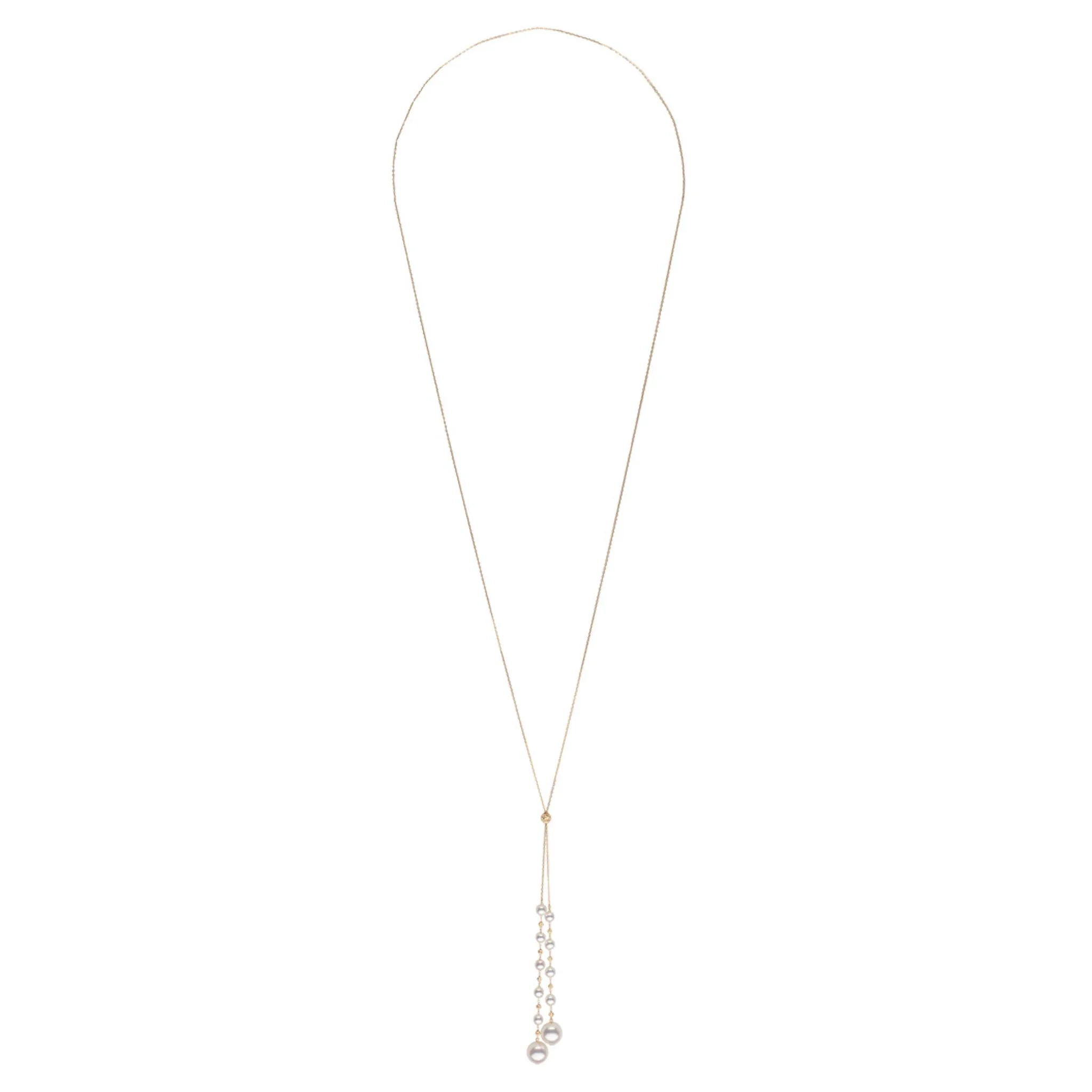 Petite Multi-Pearl Lariat