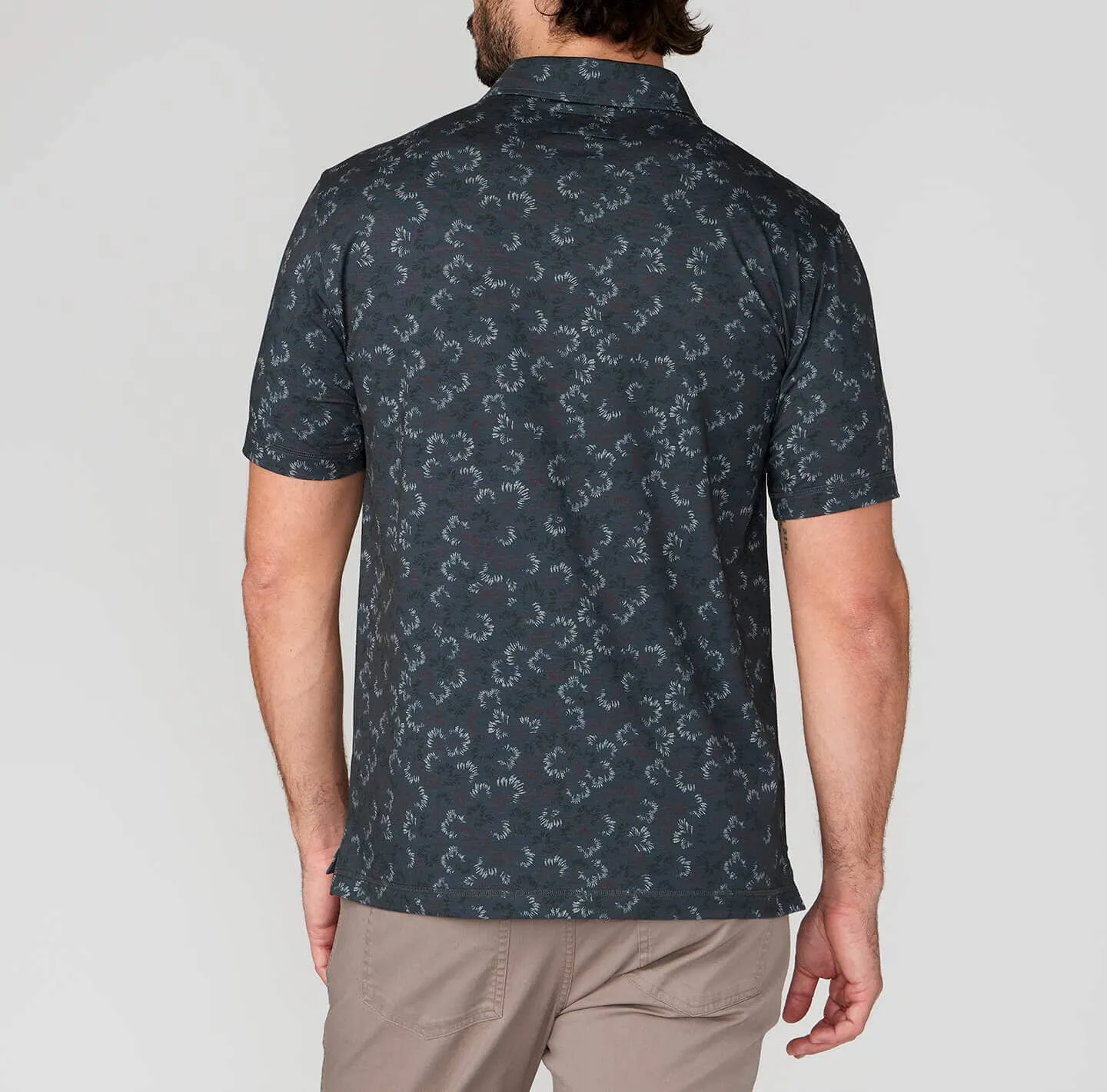 Printed Delray Polo