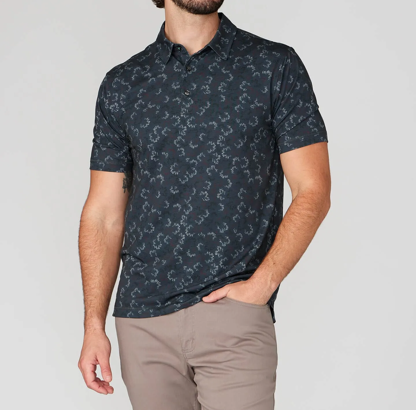 Printed Delray Polo