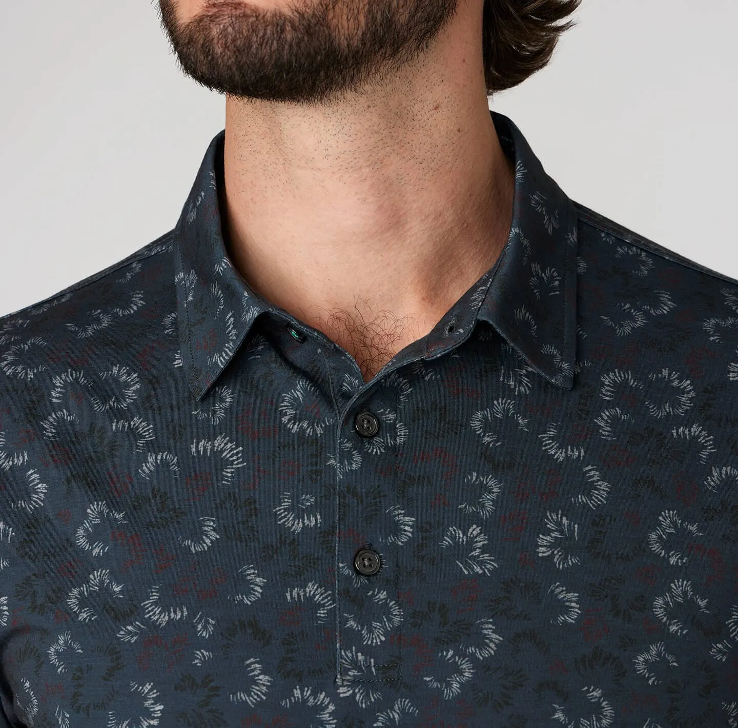 Printed Delray Polo