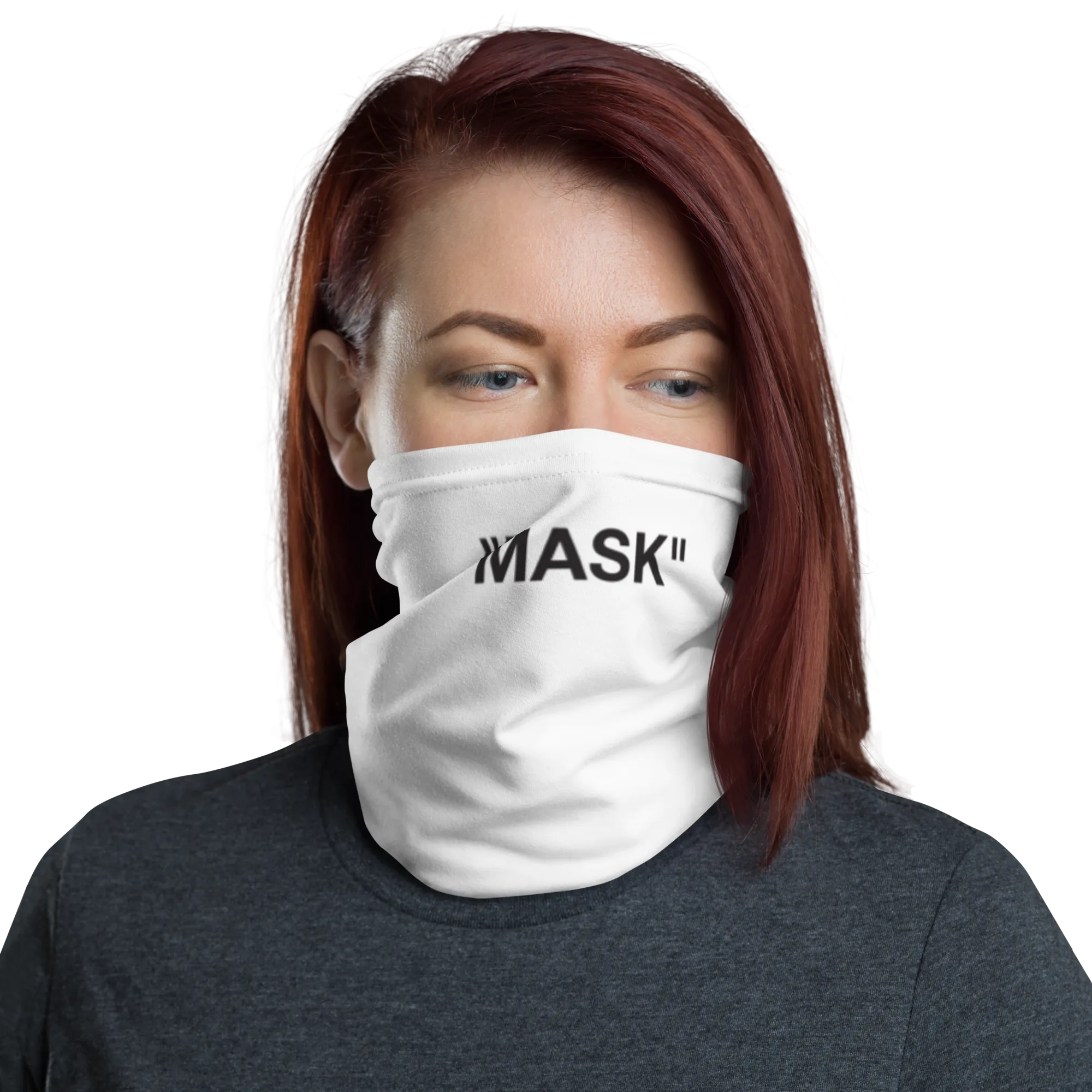 "PRODUCT" Series "MASK" Face Mask & Neck Gaiter White