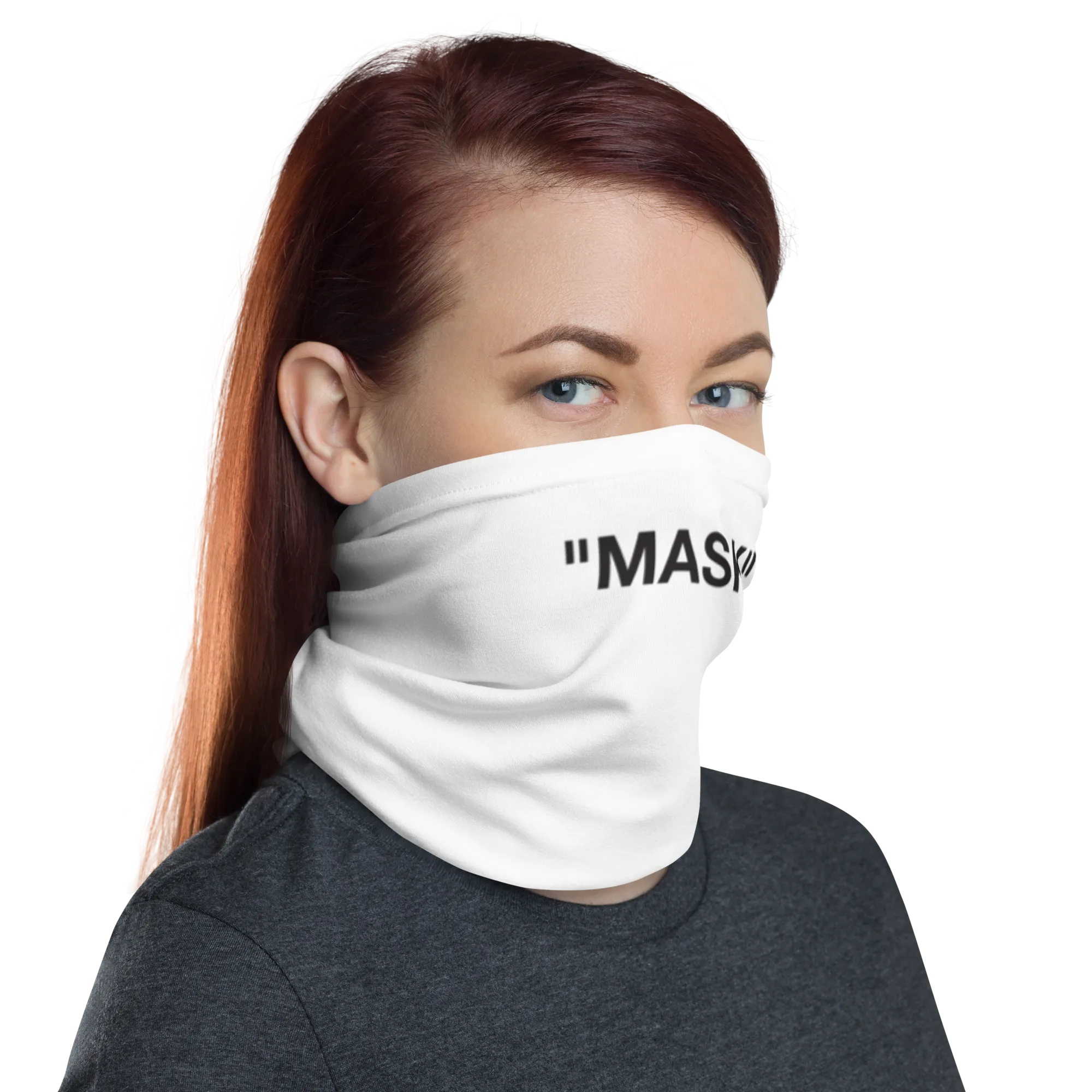 "PRODUCT" Series "MASK" Face Mask & Neck Gaiter White